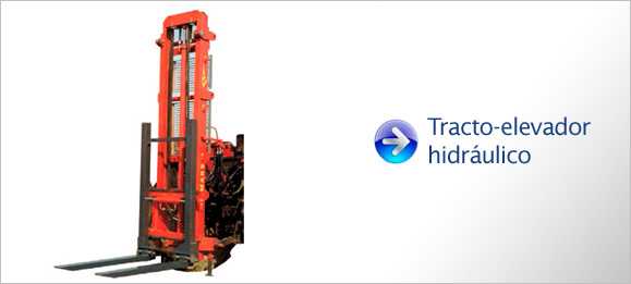Tractor Tracto-elevador hidráulico